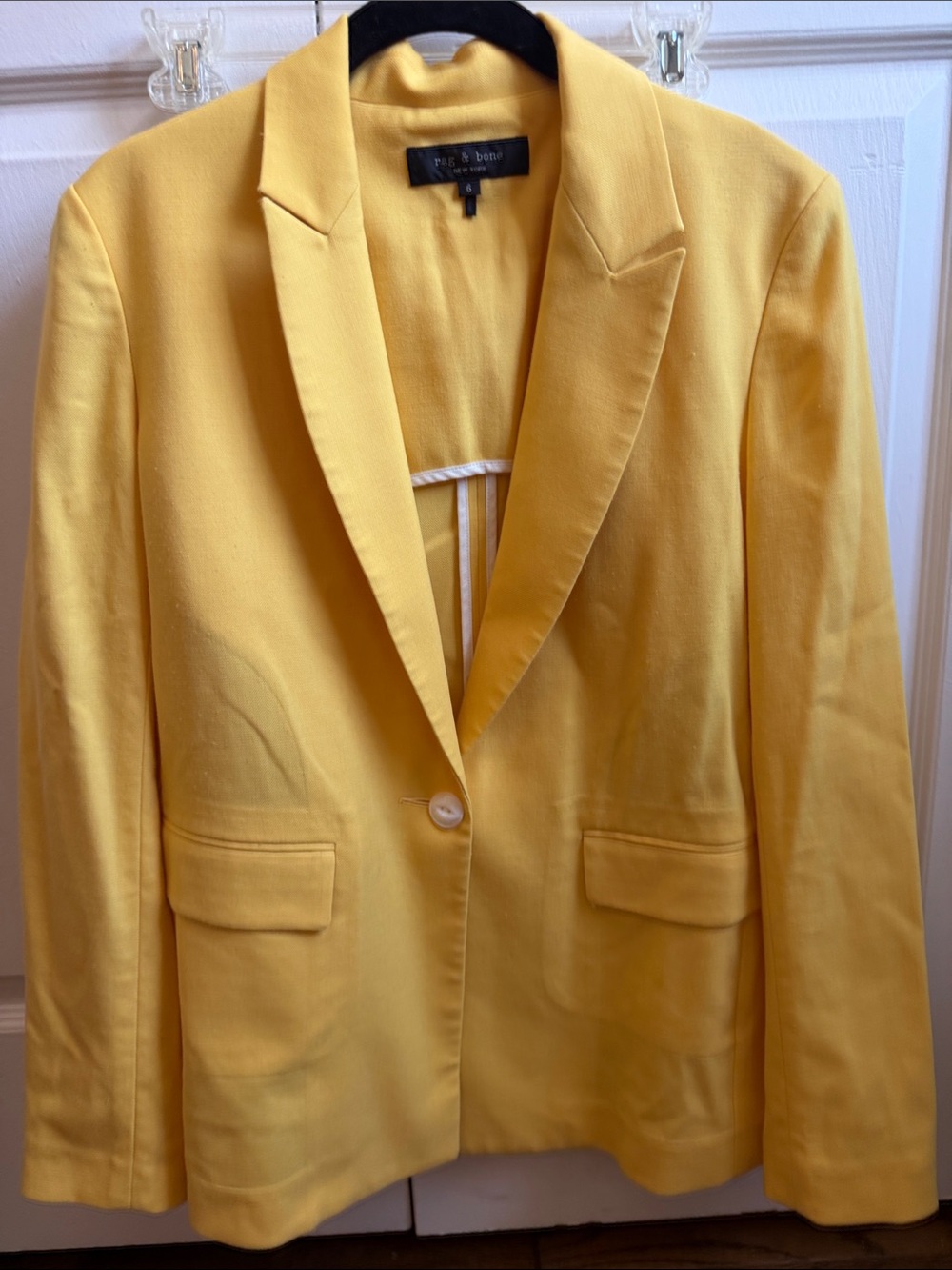 Yellow rag & bone Power Blazer
